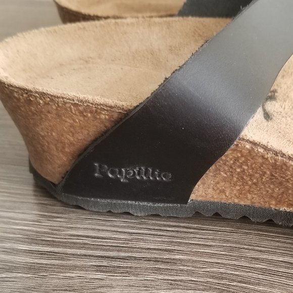 Nearly New Birkenstock Papillio "Lola" Ankle Wrap Sandals Size 6. - Picture 4 of 10